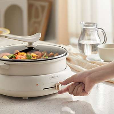 Nồi lẩu điện đa năng Bear C40W2 1500W - Hàng chính hãng