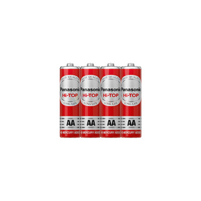 Vỉ Pin than đỏ Panasonic AA R6DT/4S-V (4 viên/20 viên) - Hàng chính hãng
