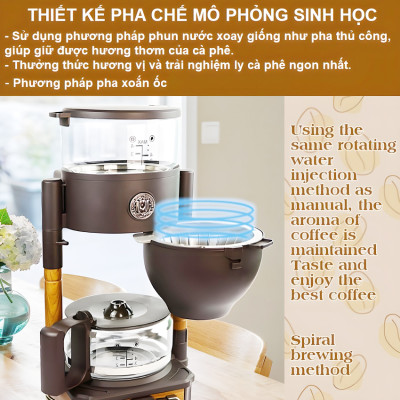 Máy pha cà phê, trà Drip cao cấp - Dòng máy chuyên nghiệp. Thương hiệu Đài Loan Wing Kwong cao cấp WCM-720. HÀNG CHÍNH HÃNG
