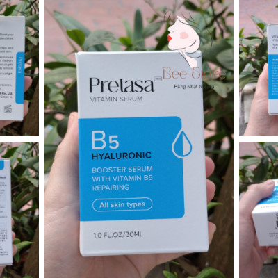 Serum cấp ẩm phục hồi da PRETASA B5 Hyaluronic - Hàng Chính Hãng