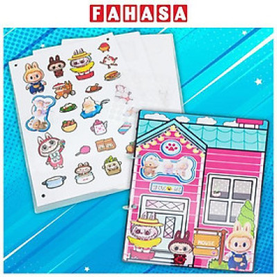 Đồ Chơi Bóc Dán DIY - Ngôi Nhà Búp Bê Labubu - Obia