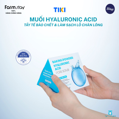 Muối Hyaluronic Acid Tẩy Tế Bào Chết & Làm Sạch Lỗ Chân Lông _ Baking Powder Hyaluronic Acid Pore Scrub