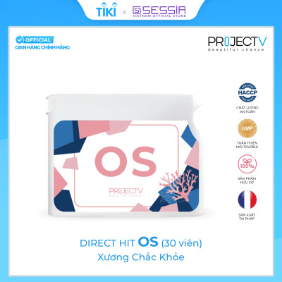 [TẶNG 5 TÚI PV ZIP] Thực Phẩm Sức Khoẻ VS+ENT+OS | V Alphabet - Điều hòa huyết áp, Giảm đau khớp, Ngừa loãng xương - PROJECT V - Xuất xứ Pháp, Hàng Chính Hãng