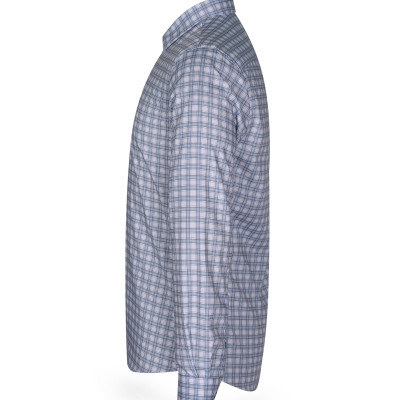 Áo sơ mi nam tay dài form ôm slim fit Khatoco A1MD468S1-CNCR172-2411-D