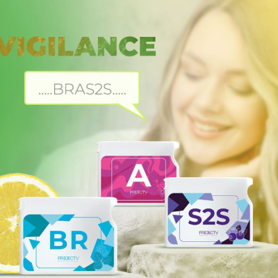 [VOUCHER 200K & TẶNG 5 TÚI PV ZIP] Thực Phẩm Sức Khoẻ BR+A+S2S | V Alphabet - Trí não, Thị lực & Chống oxy hoá - PROJECT V - Xuất xứ Pháp, Hàng Chính Hãng