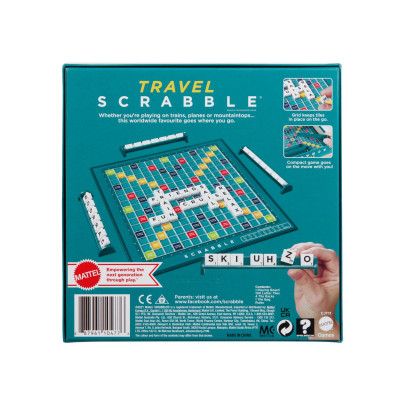 Đồ Chơi Trò Chơi Nối Chữ Scrabble Travel MATTEL GAMES CJT11