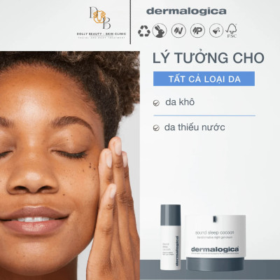 Kem gel phục hồi làn da khô SOUND SLEEP COCOON của Dermalogica - Dolly Beauty