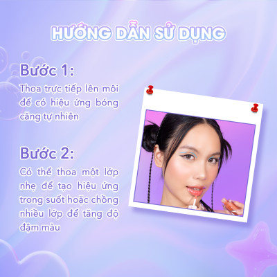 Son Bóng myKella Dưỡng Ẩm Lâu Trôi Màu Cam Đất