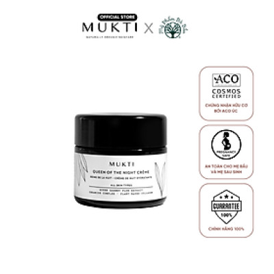 Kem Dưỡng Siêu Tái Sinh & Sửa Chữa Tế Bào Ban Đêm Mukti Queen Of The Night Creme 50g
