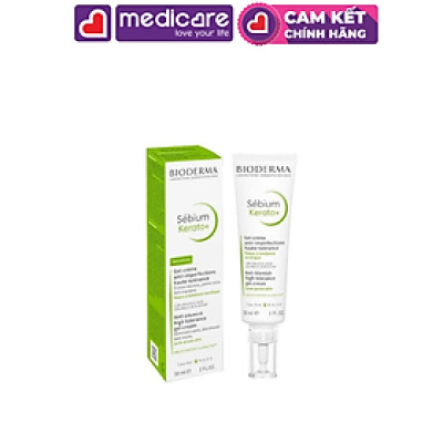 Kem Giảm Mụn Bioderma Sebium Kerato+ 30ml
