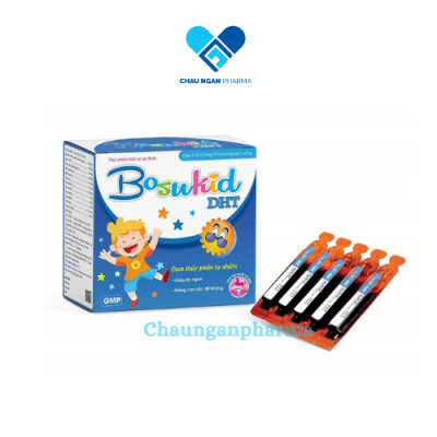 Bosukid DHT  Hộp 15 ống 10ml - Đạm thủy phân tự nhiên - Giúp bé ăn ngon - Tăng cường sức đề kháng