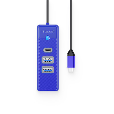 Bộ Chuyển Đổi HUB TypeC 1 USB ra 2  cổng USB 3.0 5Gps / 1 cổng TypeC 5Gbps PWC2U-C3-015 Orico - Hàng Chính Hãng