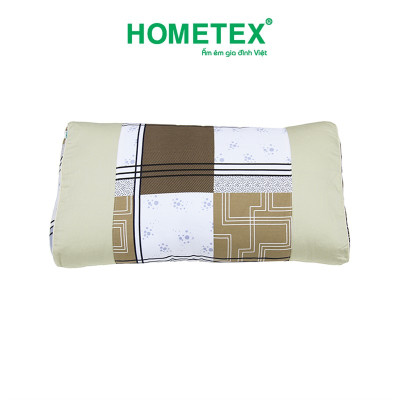 Gối đầu 35x50cm cotton hình khối Hometex - Giao màu ngẫu nhiên