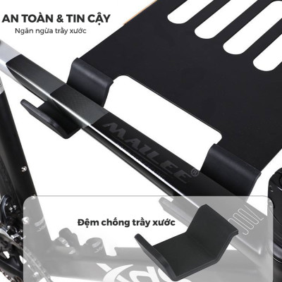 Móc Treo Xe Đạp Tường 30kg ESL-30 Tiết Kiệm Không Gian, Có Bọc Cao su chống trầy xe, Giá Đỡ Xe Đạp Trong Nhà Nhà Để Xe - Mai Lee