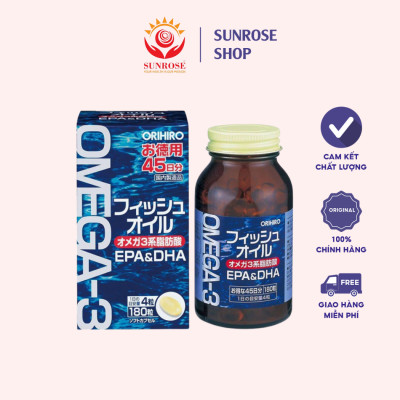 THỰC PHẨM BẢO VỆ SỨC KHỎE DẦU CÁ ORIHIRO  (ORIHIRO FISH OIL) 