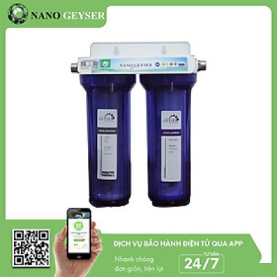 Bộ lọc thô đầu nguồn Nano Geyser dùng cho nước sinh hoạt - Hàng Chính Hãng