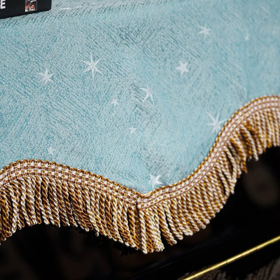 Bộ khăn phủ đàn piano điện tử 88 phím phong cách Châu Âu cổ điển sang trọng chống bụi chống xước - Hàng chính hãng