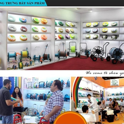 Vòi nước vòi phun nước rửa xe tưới cây tăng áp thông minh + bộ dây bơm nước 10m cao cấp TLG 206400 (dây vàng)