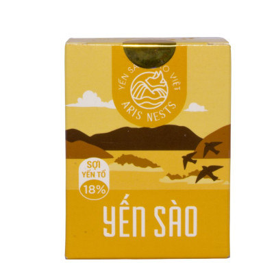 1 HỘP YẾN SÀO ARIS NESTS (SỢI YẾN TỔ 18%) CHÍNH HÃNG CAO CẤP