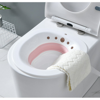 Bệ Xông UNMEI Cho Mẹ Sau Sinh, Chậu Xông, Chậu Vệ Sinh Gấp Gọn Kèm Vòi Xịt Tiện Lợi 