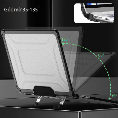 Ốp lưng cho Macbook Pro 14/Pro 16/Air 13/Air 15" Zaki Evoshell Case chống sốc - Hàng Chính Hãng