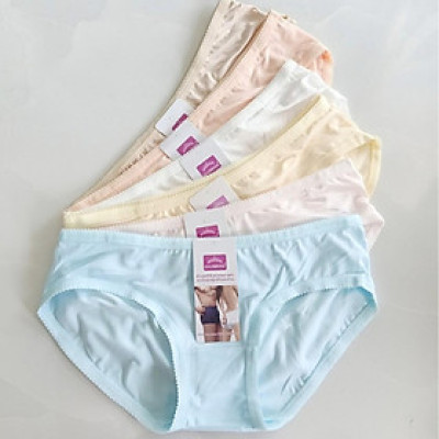 Combo 10 Quần Lót Nữ Cotton Thái Siêu Mịn (Freesize 40-57kg) - Chất Liệu Thấm Hút Và Co Giãn 4 Chiều Tốt .