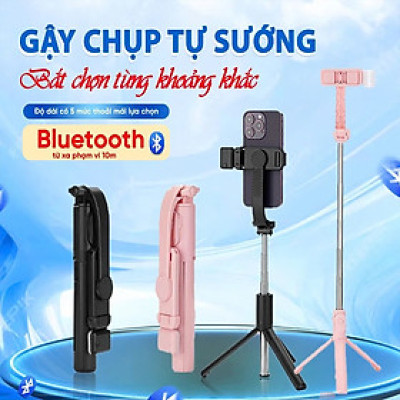 Gậy Chụp Hình Selfie Tiện Ích: 3 Chân, Đèn LED, và Bluetooth Chụp Ảnh Từ Xa Loại Tốt Hàng Cao Cấp