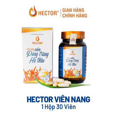 Hộp Viên Nang Uống Đông Trùng Hạ Thảo HECTOR 30 Viên tăng cường sức đề kháng