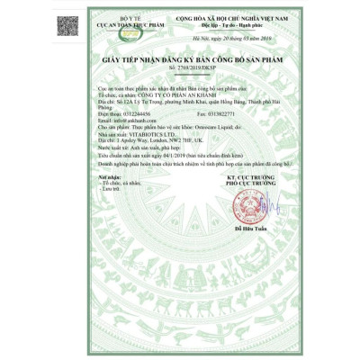 Vitabiotics Osteocare dạng lỏng