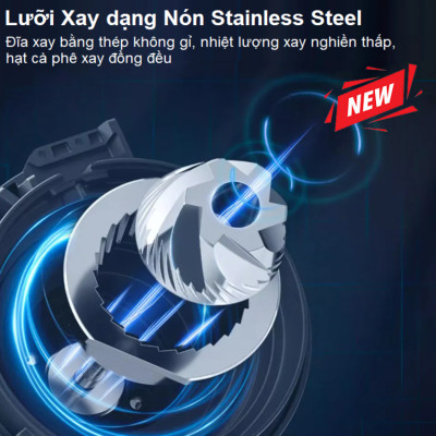 Máy pha cà phê bán tự động kiêm xay cà phê 15 chế độ Espresso, Cappuccino, Latte thương hiệu Mỹ cao cấp HiBREW H14 - Hàng Nhập Khẩu