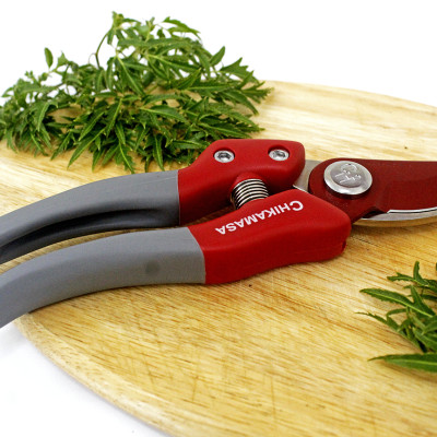 Kéo cắt cành cao cấp Nhật Bản Chikamasa PS-8PLUS-R chiều dài lưỡi 52mm - lưỡi thép carbon chất lượng cao siêu bén - Cắt ngọt, không bám dính, liền sẹo nhanh