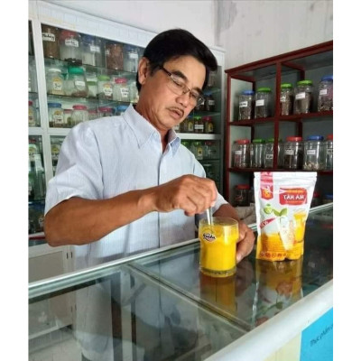 Tinh bột nghệ Nano Tâm an gói 500gr Tăng cường sức đề kháng, ổn định hệ tiêu hoá, hỗ trợ các vấn đề như dạy dày, tá tràng