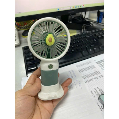 Mùa Hè Quạt Nhỏ Cầm Tay Di Động Quạt Mini Sạc Tích Điện Với Quạt Làm Mát Gió - Giao Màu Ngẫu Nhiên