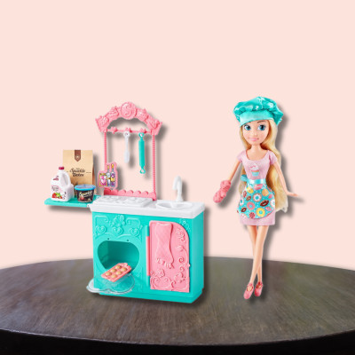 Bộ Đồ Chơi Búp Bê Làm Bánh Sparkle Girlz 100183