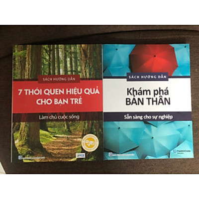 sách hướng dẫn: 7 thói quen cho bạn trẻ làm chủ cuộc sống + Khám phá bản thân sẵn sàng cho sự nghiệp (Franklin Covey)