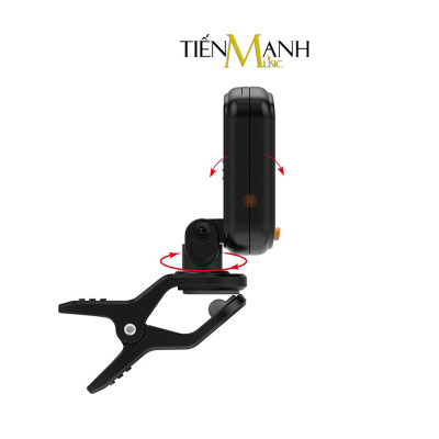 Aroma AT-01A Máy lên dây Đàn Guitar, Ukulele, Violin Tuner AT01 Chỉnh âm Bass, Chromatic Tuning AT1 Ghi-ta Acoustic AT01A Hàng Chính Hãng - Kèm Móng Gẩy DreamMaker