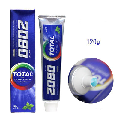 Kem đánh răng 2080 Total Green Mint Hàn Quốc bảo vệ răng nướu toàn diện, trắng răng, sạch mảng bám 120gr
