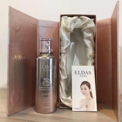 Serum Tế Bào Gốc Dưỡng Trắng Da Eldas Aura Coreana Shine Gold Pearl Premium Peptide All In One