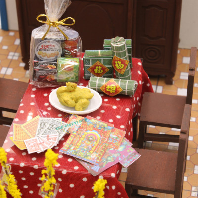 MÔ HÌNH TỰ LẮP RÁP DIY TẾT SÀI GÒN XƯA TÍ HON - TẾT SUM VẦY - TX06