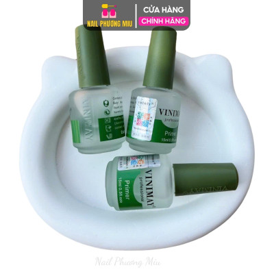 Kiềm Dầu Vinimay Primer Chai 15ml Cao Cấp Làm Nail, Khử Dầu Bề Mặt Móng Giúp Sơn Gel Bám Chắc Bền Sau Đắp Bột Gel