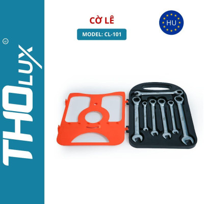 Bộ cờ lê CL-101, 7 chi tiết, đầu tròn cố định Tholux