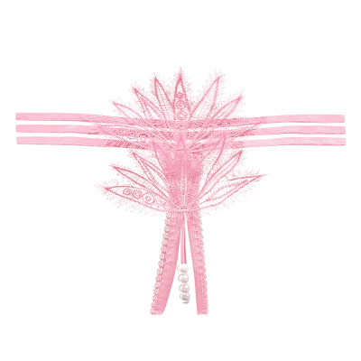 Quần lót nữ sexy hình lá kim có hạt massage