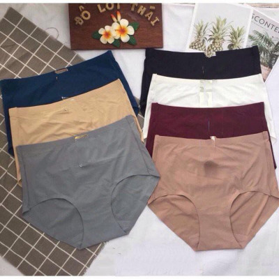 Sét 5 Quần Lót Cạp Cao Đúc Không Đường May (dành cho người mập béo từ 60kg-95kg)