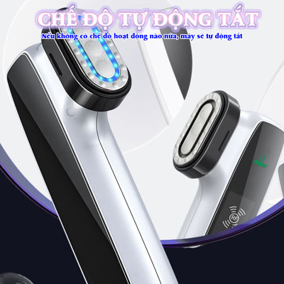 Máy Massage Mặt Và Nâng Cơ Mặt Nikio NK-128 - Công Nghệ Điện Di RF và EMS, Photon Xanh và Đỏ Chườm Nóng Và Lạnh - Hỗ Trợ Đẩy Tinh Chất, Giảm Nếp Nhăn, Tăng Sinh Collagen, Trẻ Hóa Da