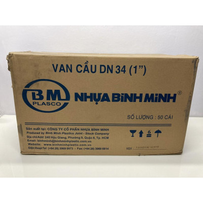 Van khóa nước Phi 34 Bình Minh
