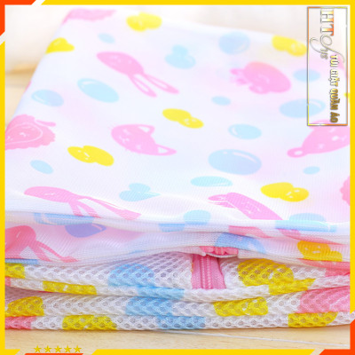 Bộ 5 túi giặt quần áo-HT SYS-Túi giặt đồ lót, tất, bảo vệ quần áo họa tiết đẹp