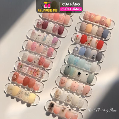 Set 50 Thanh Gắn Móng Mẫu Đầu Vuông Tròn Bằng Nhựa Mica Làm Nail, Trưng Bày Nailbox Chuyên Nghiệp, Cho Salon Và Cá Nhân Nữ Women