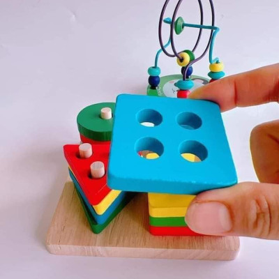 Combo 6 món đồ chơi gỗ montessori