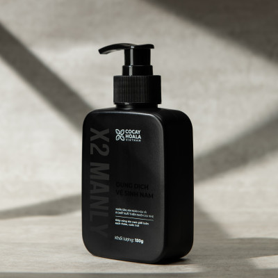 Dung Dịch Vệ Sinh Nam X2 Manly - Làm sạch tức thì Lưu hương 24h dung tích 150g Cocayhoala