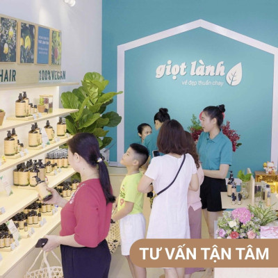 Combo Dầu gội thảo dược- Dầu xả thiên nhiên thuần chay hỗ trợ kích mọc Giọt Lành